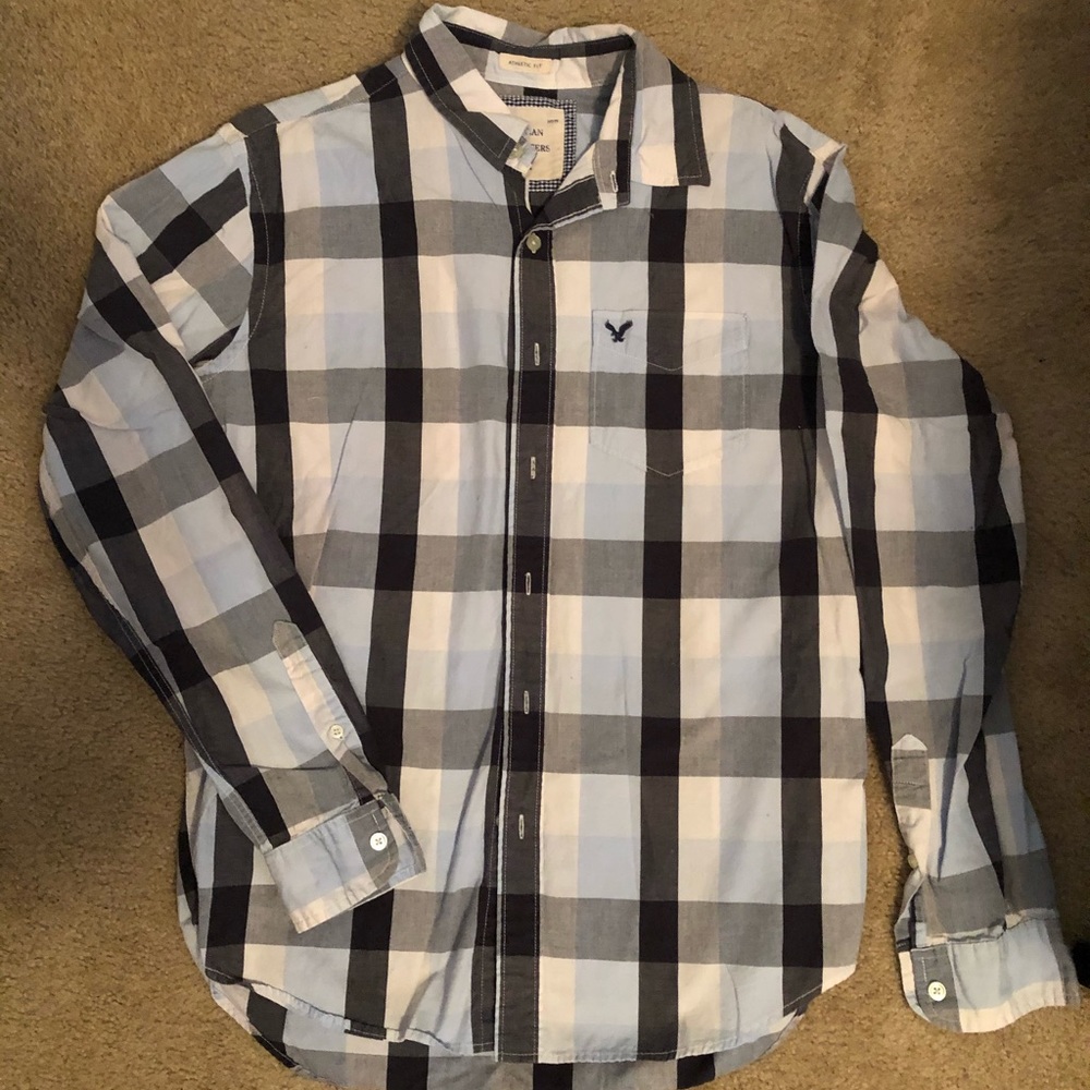 Plaid button down